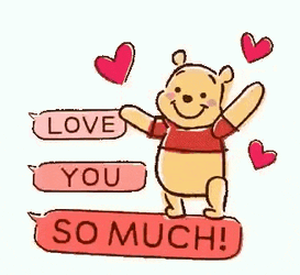 Winniethepooh Iloveyou GIF