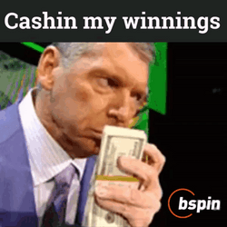 Winning Meme Vince McMahon Sniffing Money GIF
