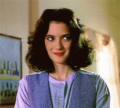 Winona Ryder Mischievous Smile GIF