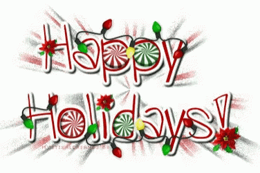 Winter Break Happy Holidays Candies GIF