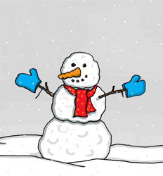 Winter Christmas Snowman