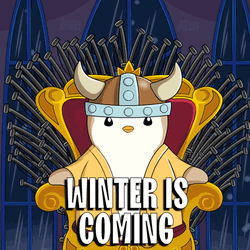 Winter Is Coming Pudgy Penguin GIF