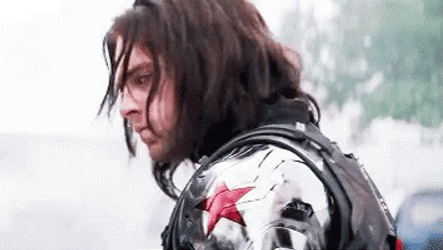 Winter Soldier Fierce Bucky Barnes GIF