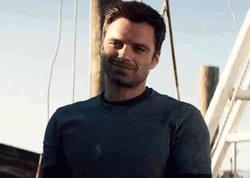 Winter Soldier Happy Bucky Barnes Smile  GIF