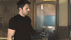 Winter Soldier Sebastian Stan Fighting Stance GIF
