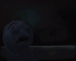 Winter Solstice Snowman Eating Gummy Worms GIF