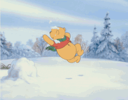Winter Winnie The Pooh
