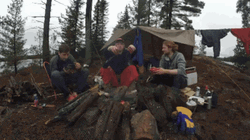 Winter Woods Camping Nature Lovers GIF