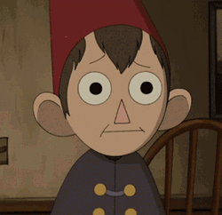Wirt Thinking Over The Garden Wall GIF