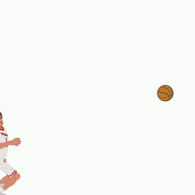 Wisconsin Basketball Player Jumping GIF
