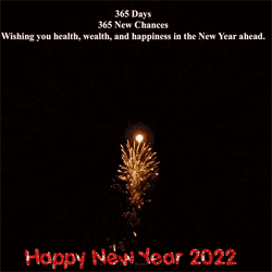 Wishing Happy New Year 2022