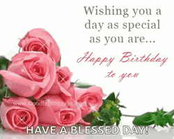 Wishing You Happy Birthday Blessings GIF