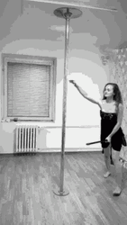 Witch Cosplay Pole Dancing GIF