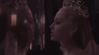 Witch Flying With Sword GIF