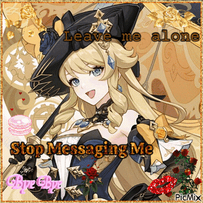 Witch Leave Me Alone Stop Messaging Me GIF