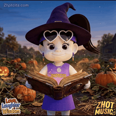 Witch Reading Book Love Laughter Wisdom GIF