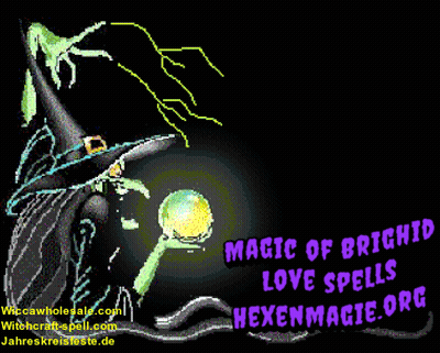 Witch Saying Magic Of Bright Love Spells GIF
