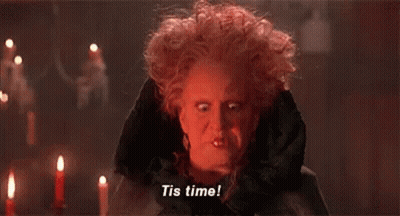 Witch With Pumpkin Witching Hour GIF
