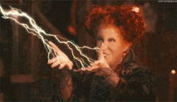 Witchcraft Witch Lightning Spell GIF