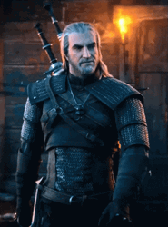 Witcher Geralt With His Sword GIF