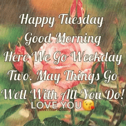 With All You Do Have A Blessed Tuesday GIF