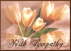 With Sympathy Tulip Flowers