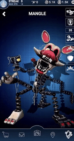 Withered Bonnie Mangle Five Nights At Freddys GIF