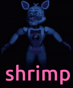 Withered Bonnie Shrimp Head  GIF