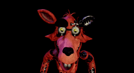 Withered Foxy FNAF World GIF