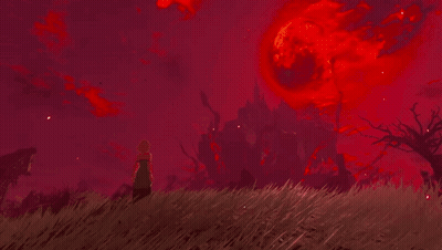 Witness The Blood Moon's Rise Video Game Screenshot GIF