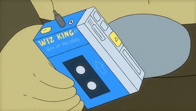 Wiz King Box Of Melodies Cassette Player GIF