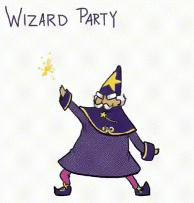 Wizard Dancing Saying Wizard Party GIF
