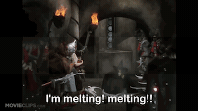 Wizard Of Oz Damn Its Hot Out GIF