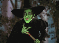 Wizard Of Oz Wicked Witch Laughing GIF