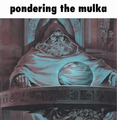 Wizard Pondering The Mulka GIF