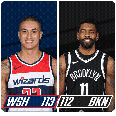 Wizards Player And Brooklyn Player GIF