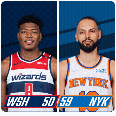 Wizards Player And Knicks Player GIF