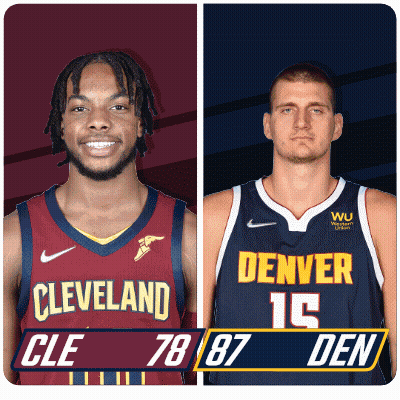Wizards Vs Denver Nuggets Basketball Players GIF