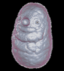 Wobbly Alien Jellygummies Beating Nose GIF