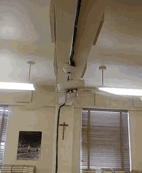 Wobbly Ceiling Fan Spinning GIF