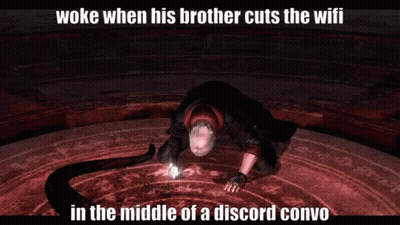 Woke Brother Cuts WiFi In Discord Call GIF