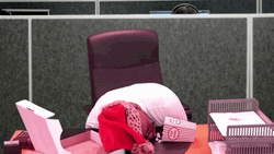 Woke Up The Next Day From Work Party GIF