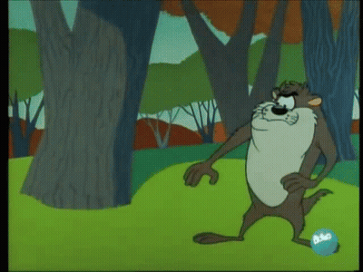 Wolf And Duck With Blue BBC Ball GIF