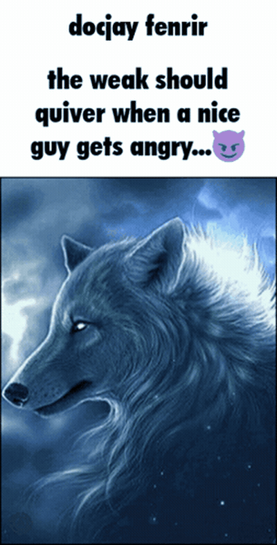 Wolf Caption Docjay Fenrir GIF
