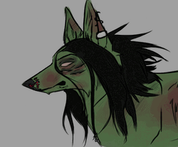 Wolf Decaying Jaw Drop GIF