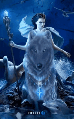 Wolf Girl GIF