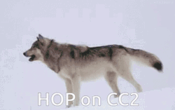 Wolf Howling Hope On CC2 GIF