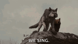 Wolf Howling We Sing GIF