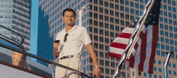 Wolf Of Wall Street Leonardo Wine Glass GIF