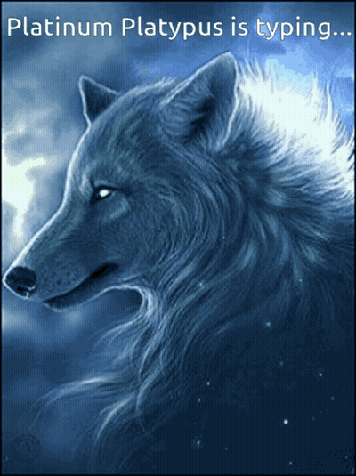 Wolf Platinum Platypus Is Typing GIF